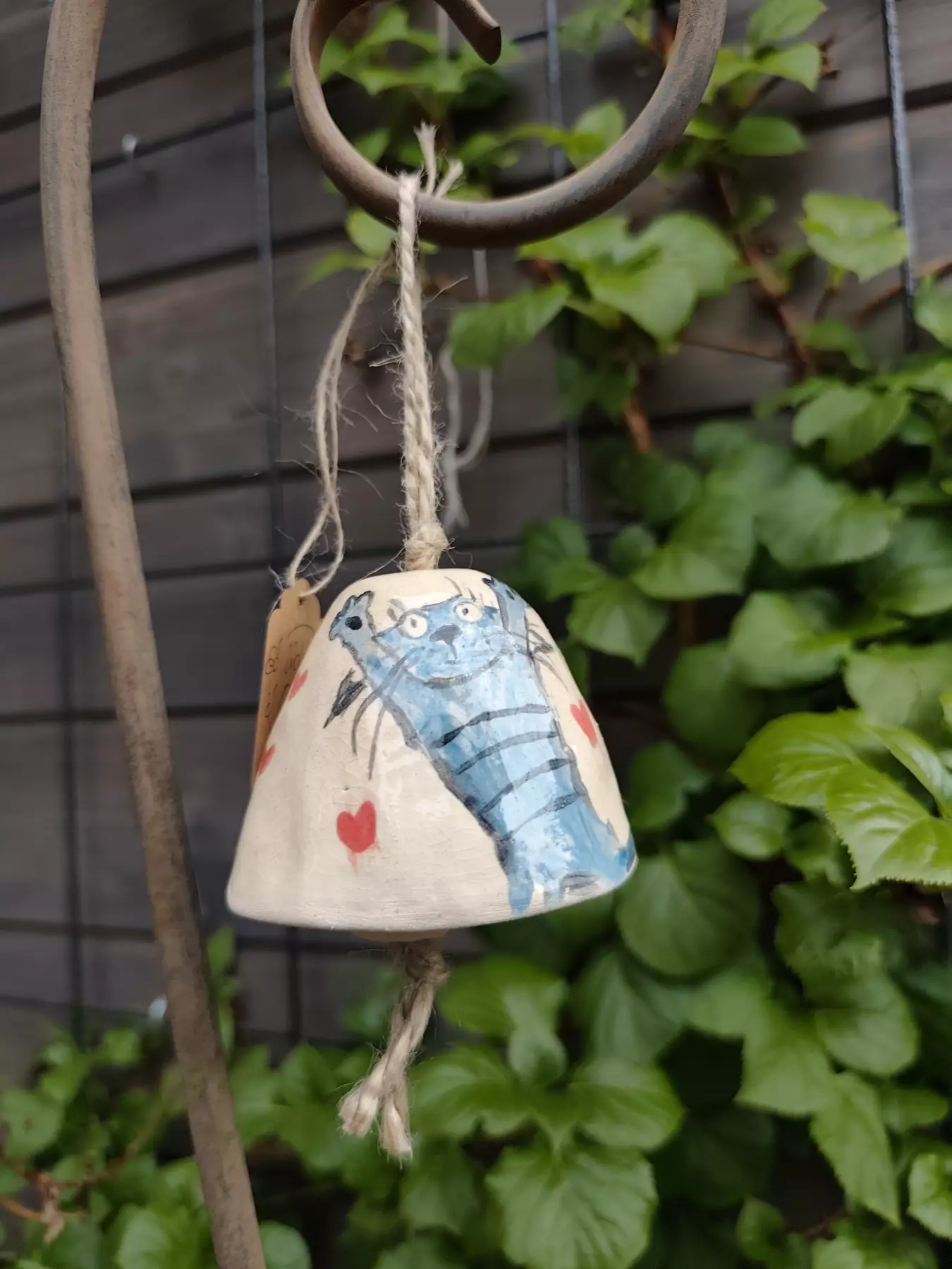 Dzwonek ceramiczny ręcznie malowany
