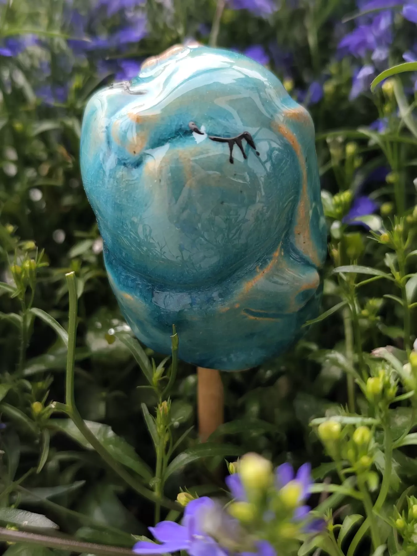 Figurka zajączek ceramiczny