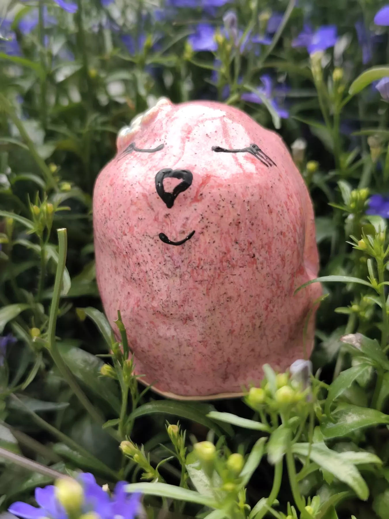 Figurka zajączek ceramiczny