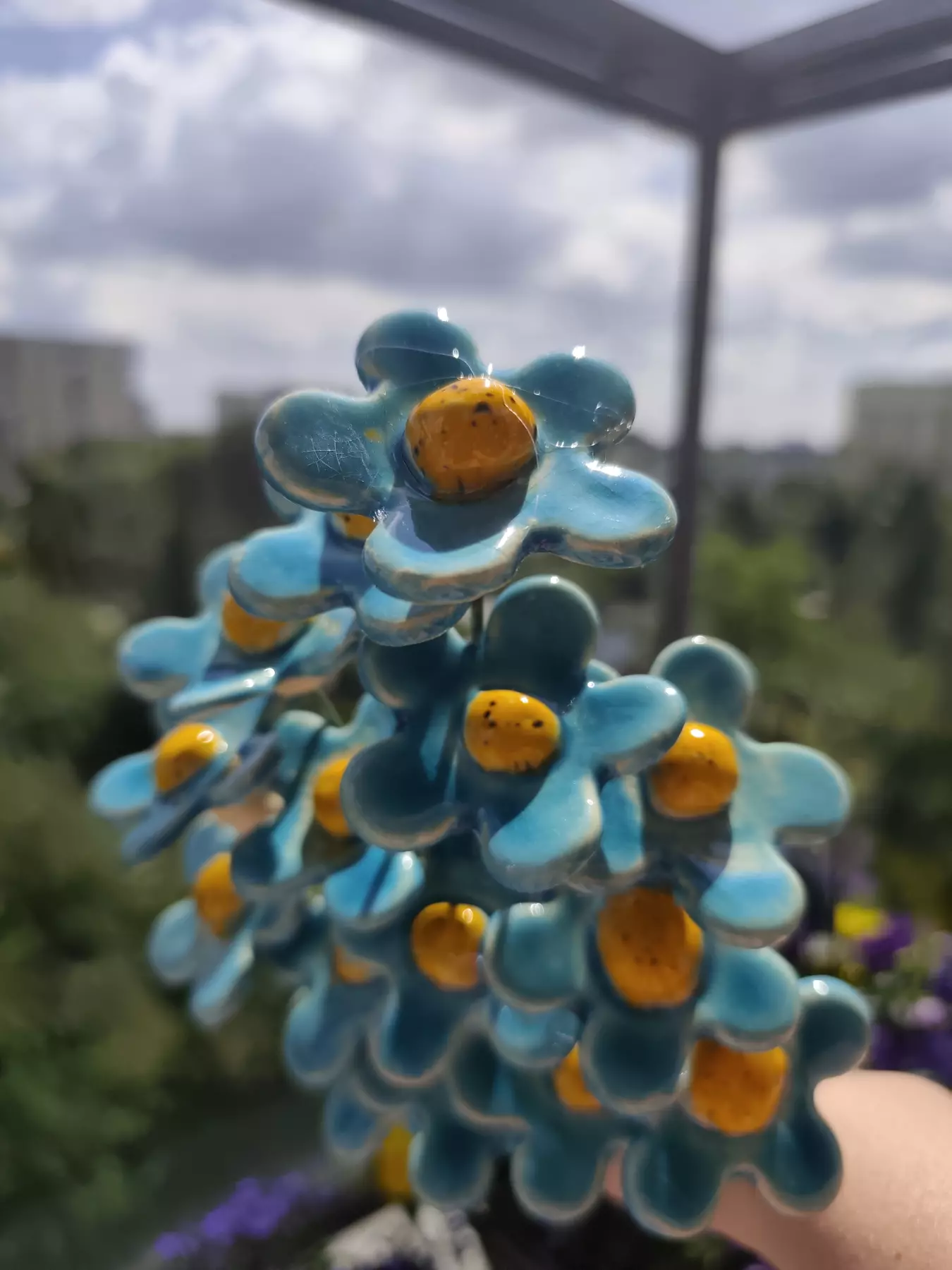 Kwiat ceramiczny 1 szt