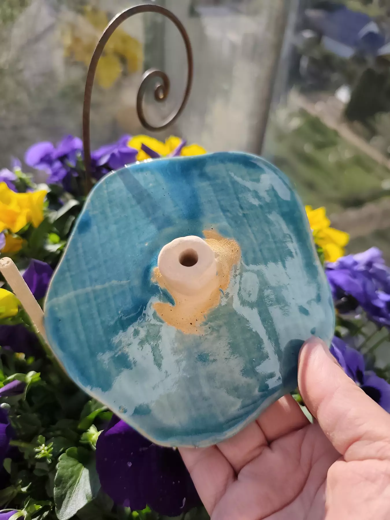 kwiat ceramiczny