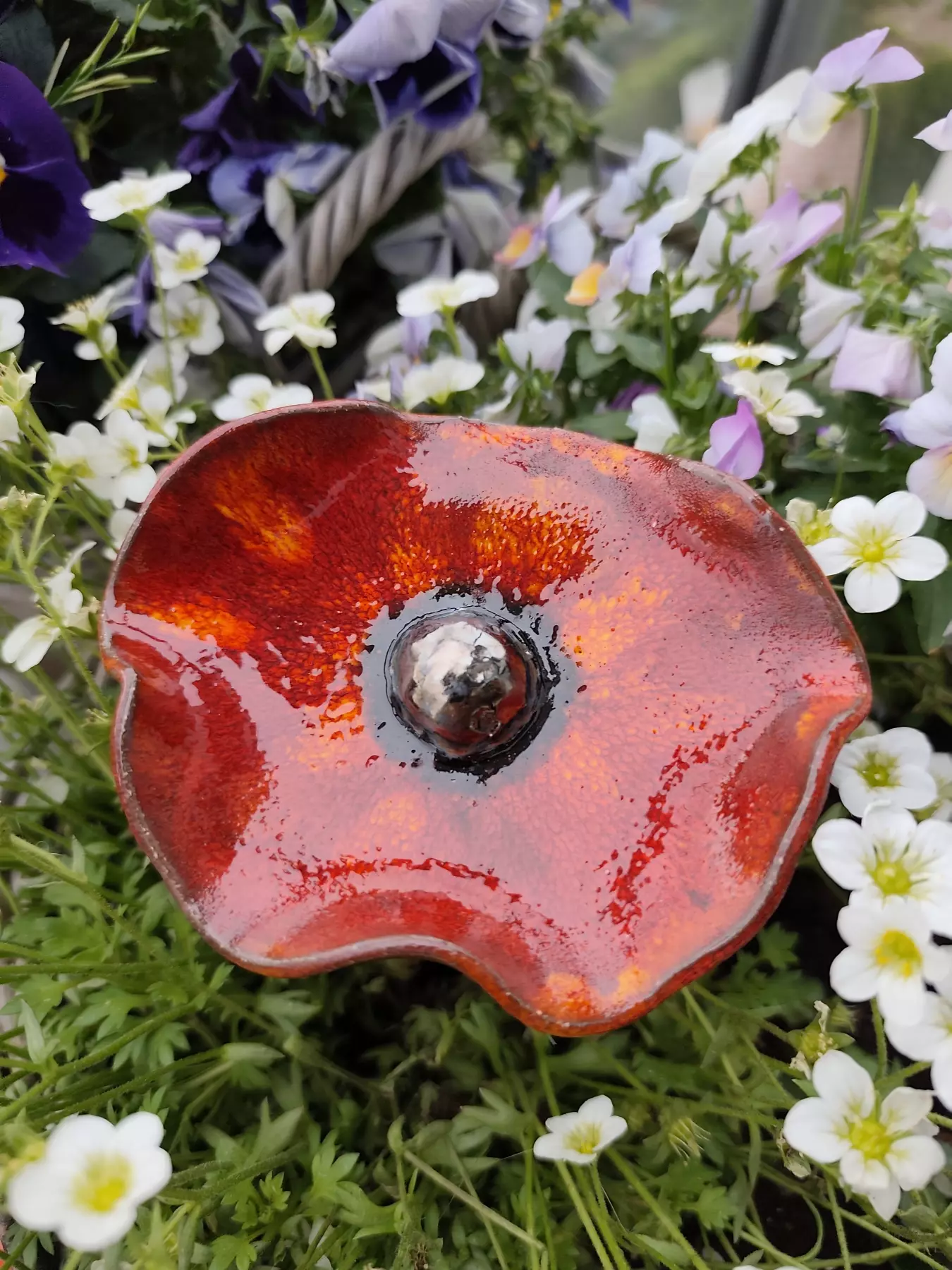kwiat ceramiczny
