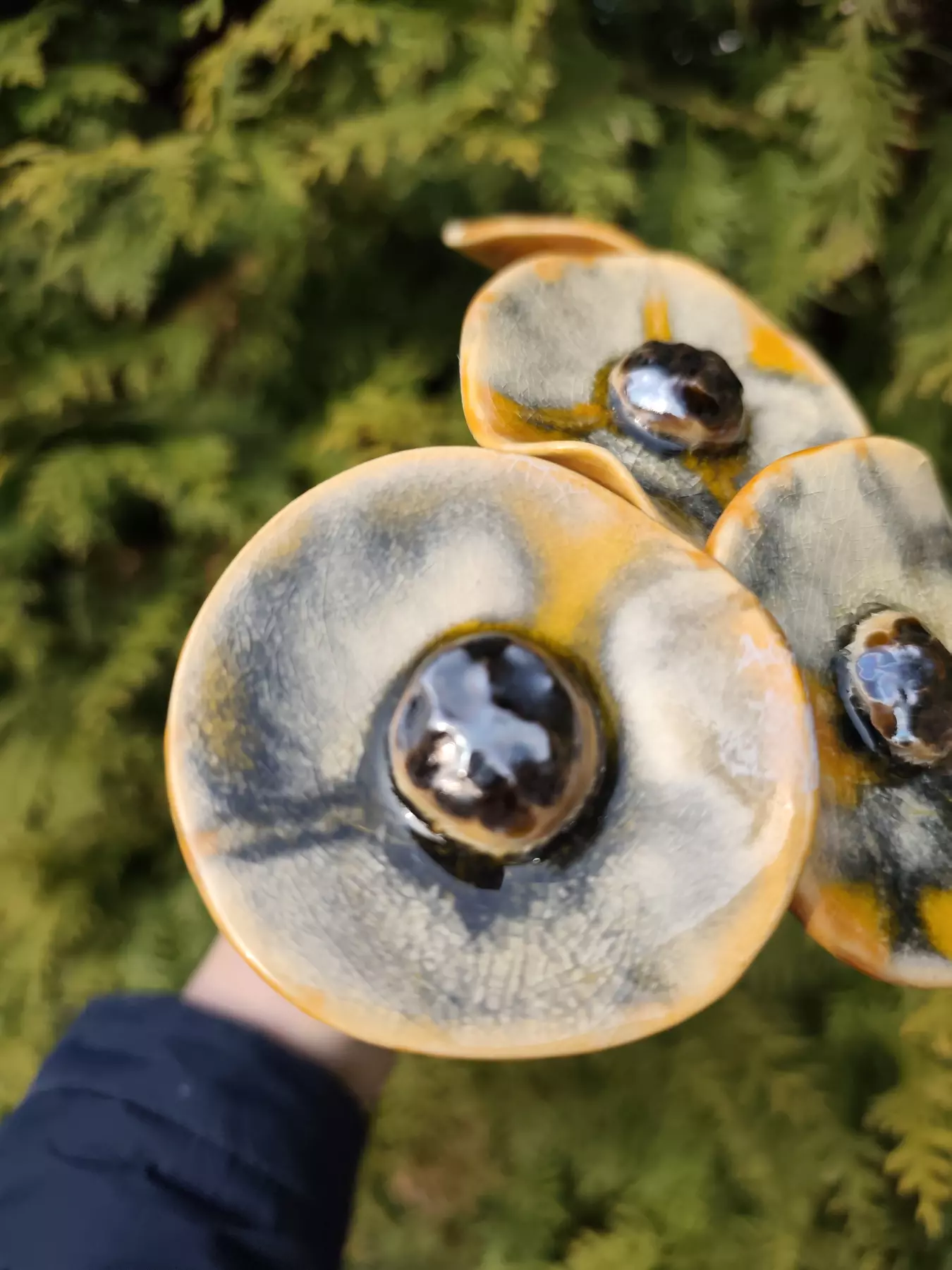 kwiaty ceramiczne 5 szt