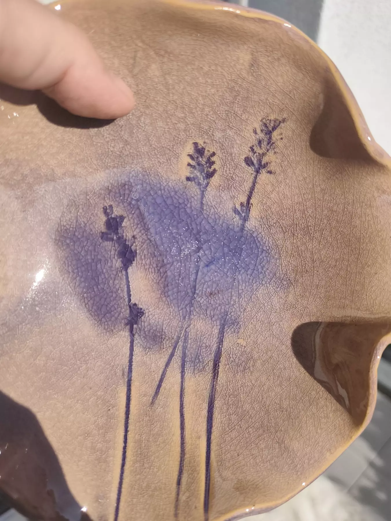 Miseczka ceramiczna z lawendą