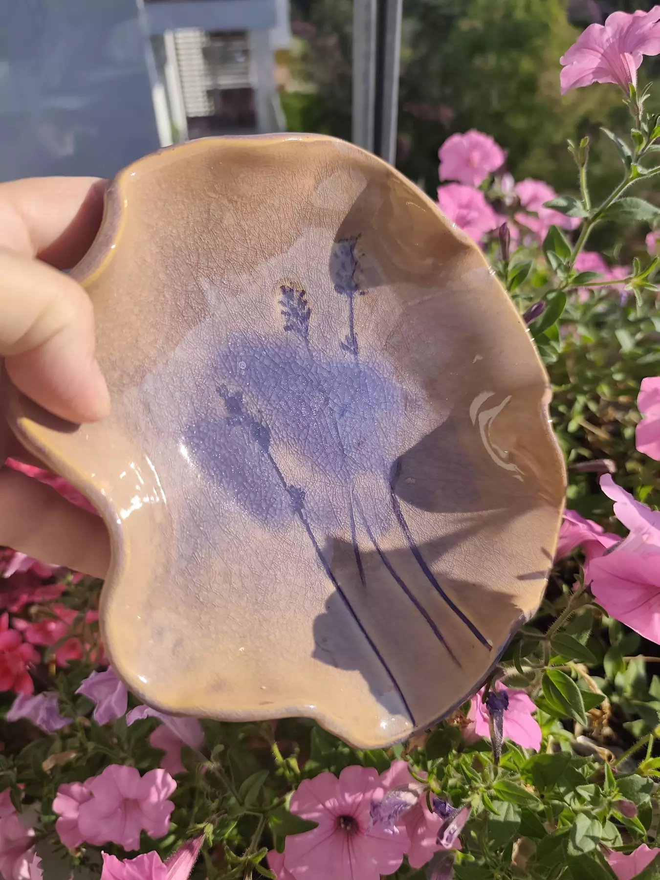 Miseczka ceramiczna z lawendą