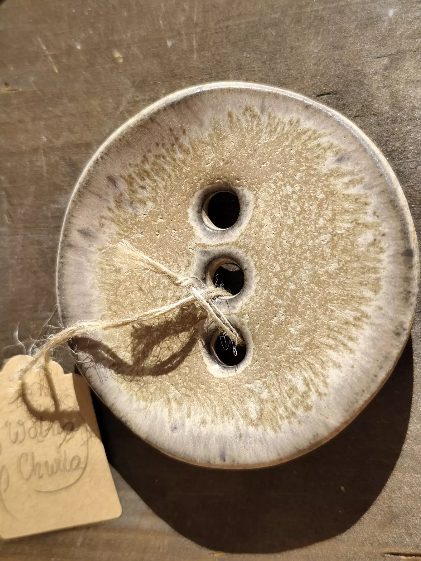 Mydelniczka ceramiczna guzik