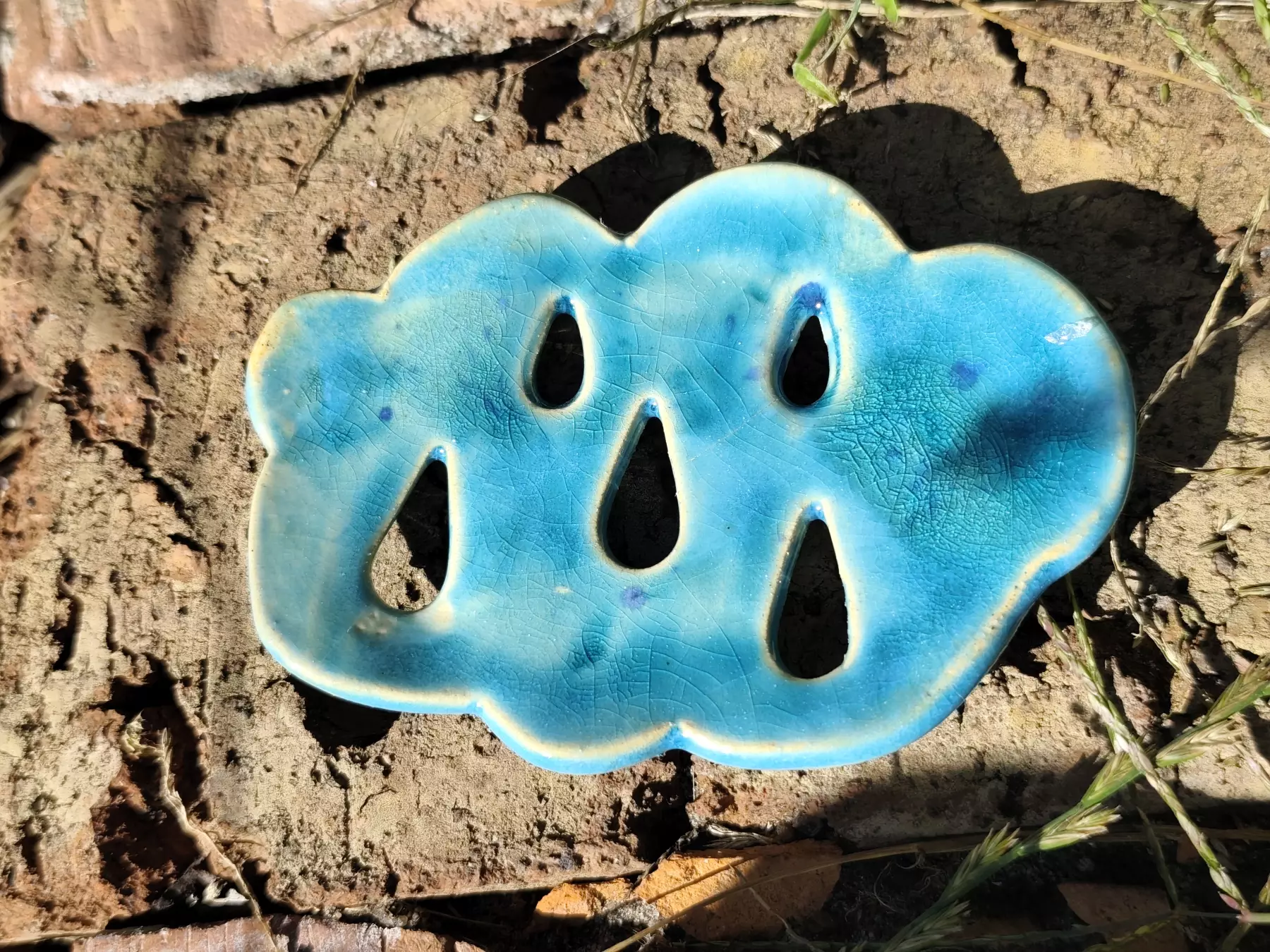 mydelniczka ceramiczna chmurka