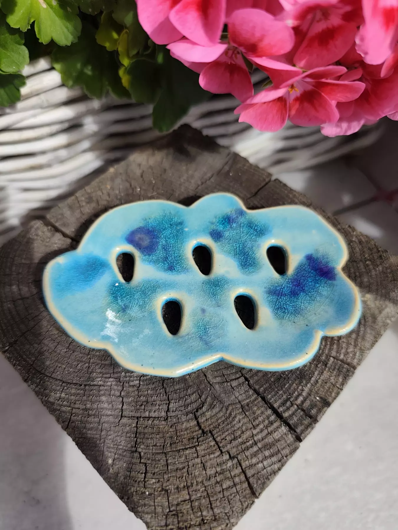 Mydelniczka ceramiczna chmurka