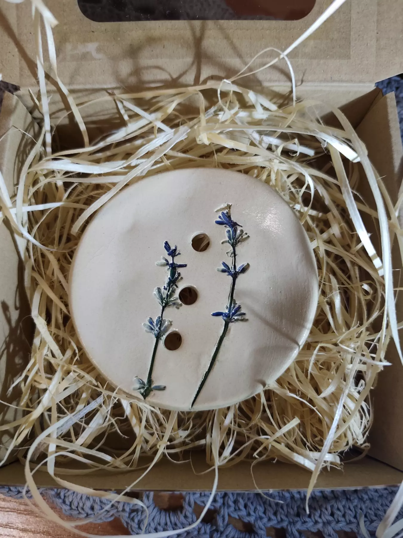 mydelniczka ceramiczna lawenda