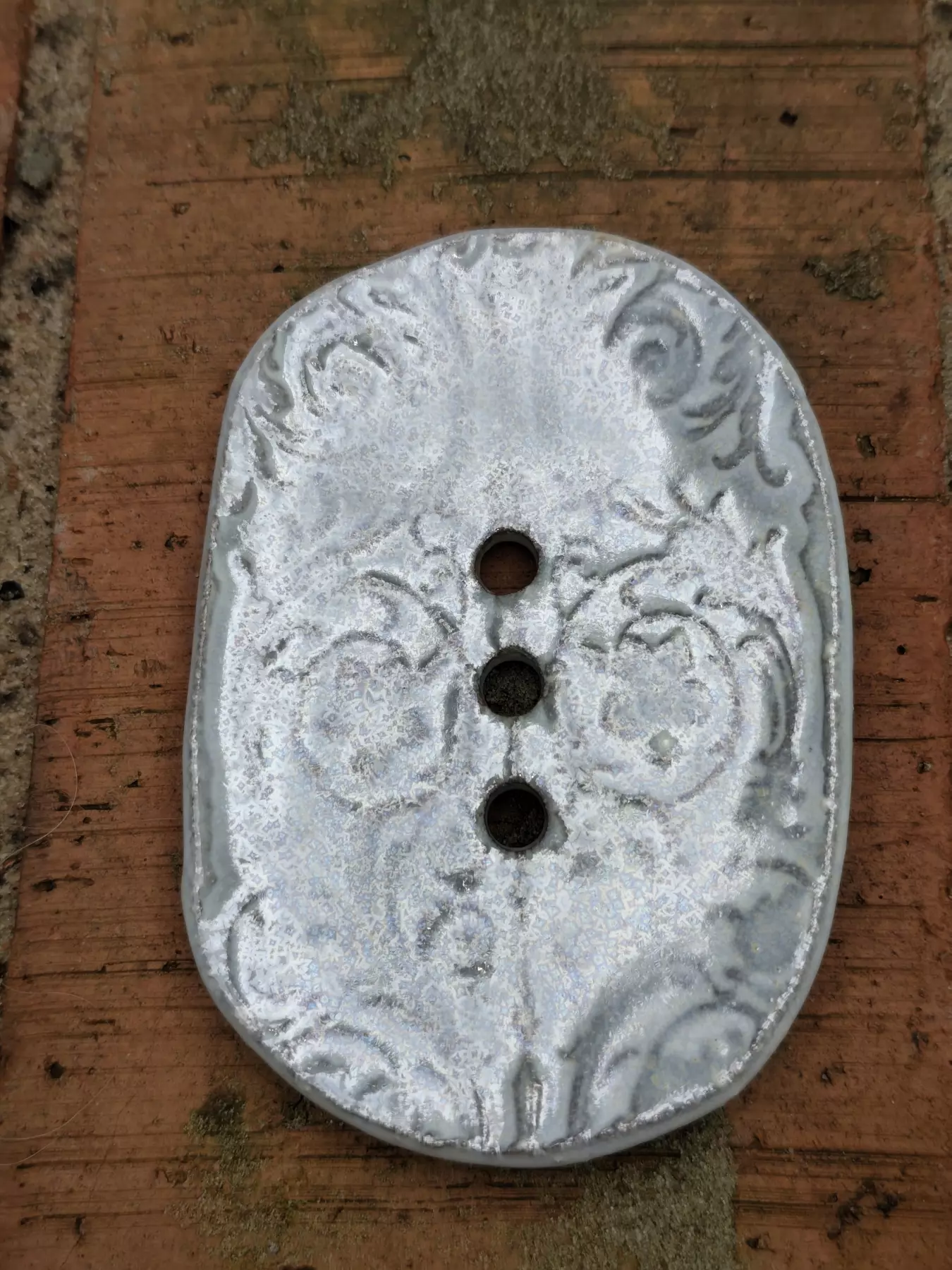 Mydelniczka ceramiczna perłowa