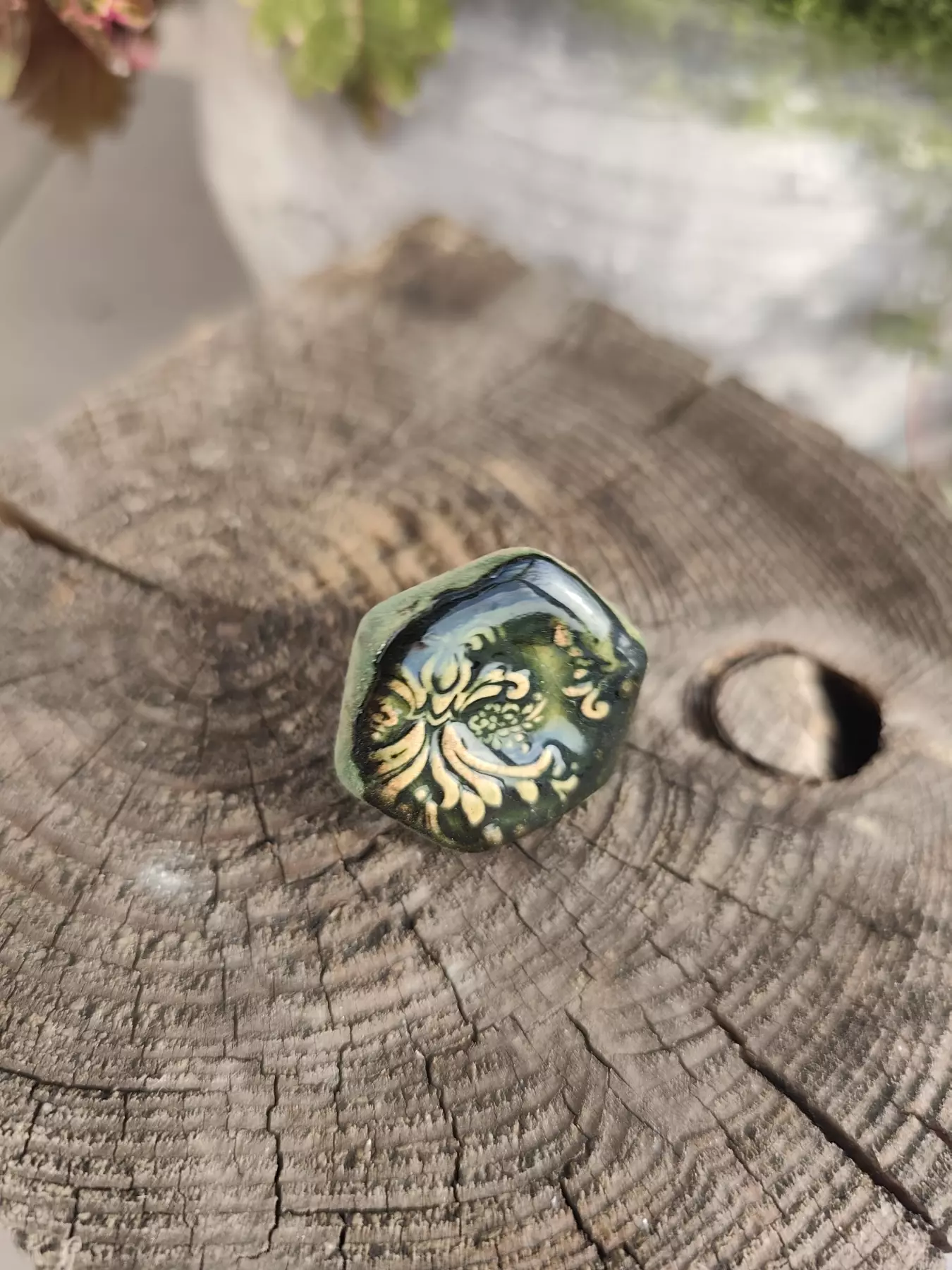 Pierścionek ceramiczny 132