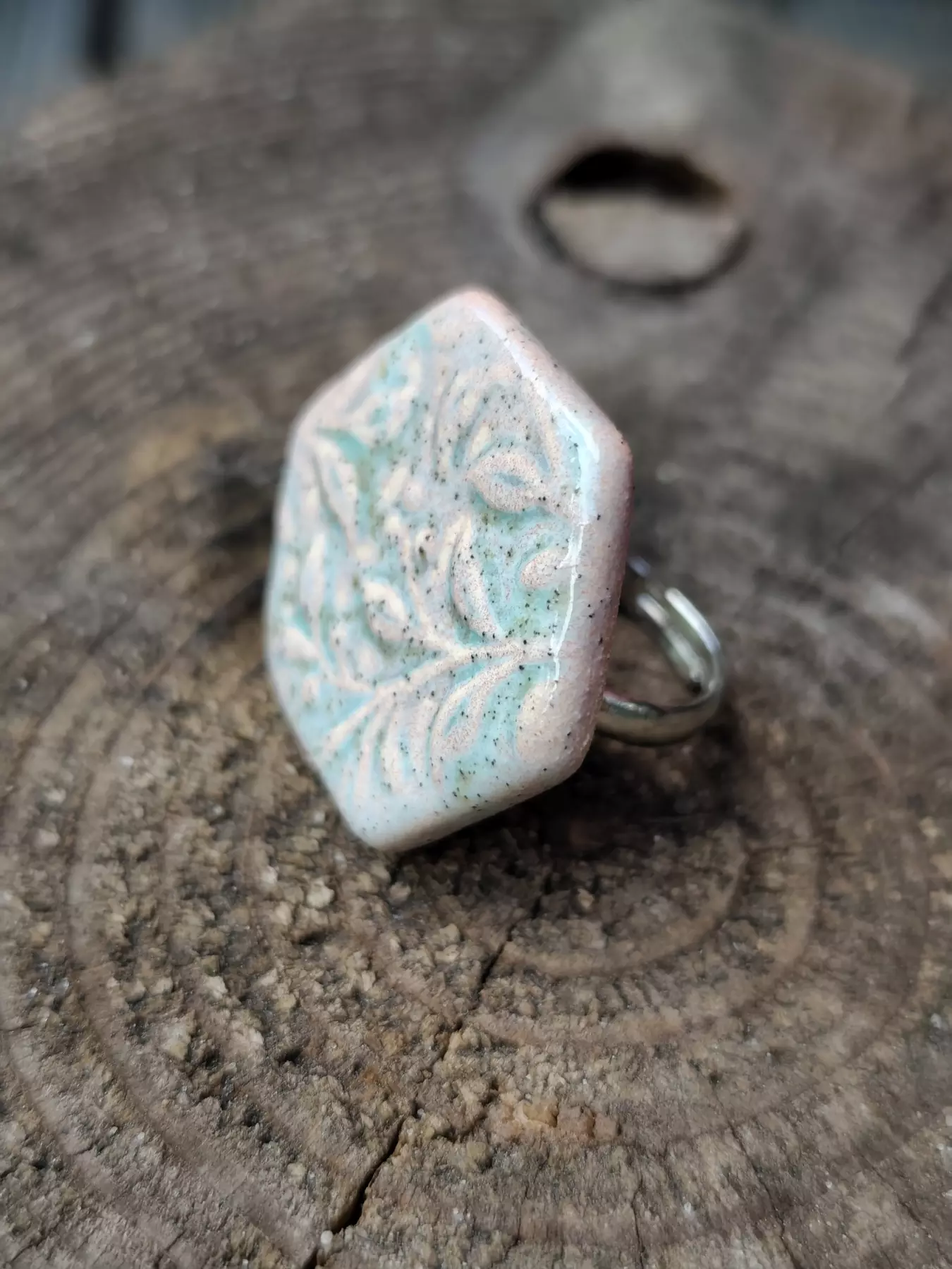 Pierścionek ceramiczny 18