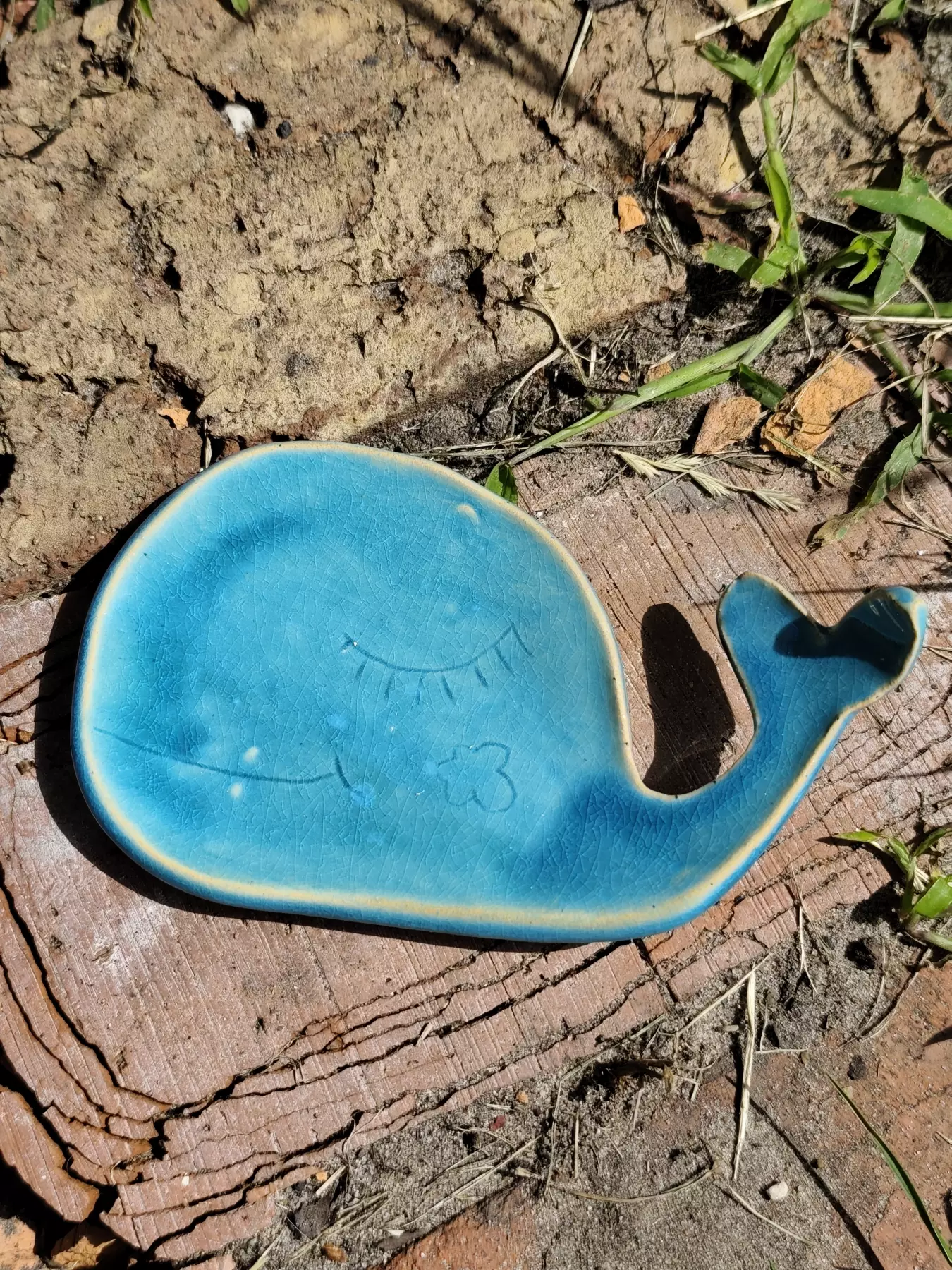 pojemnik ceramiczny delfinek