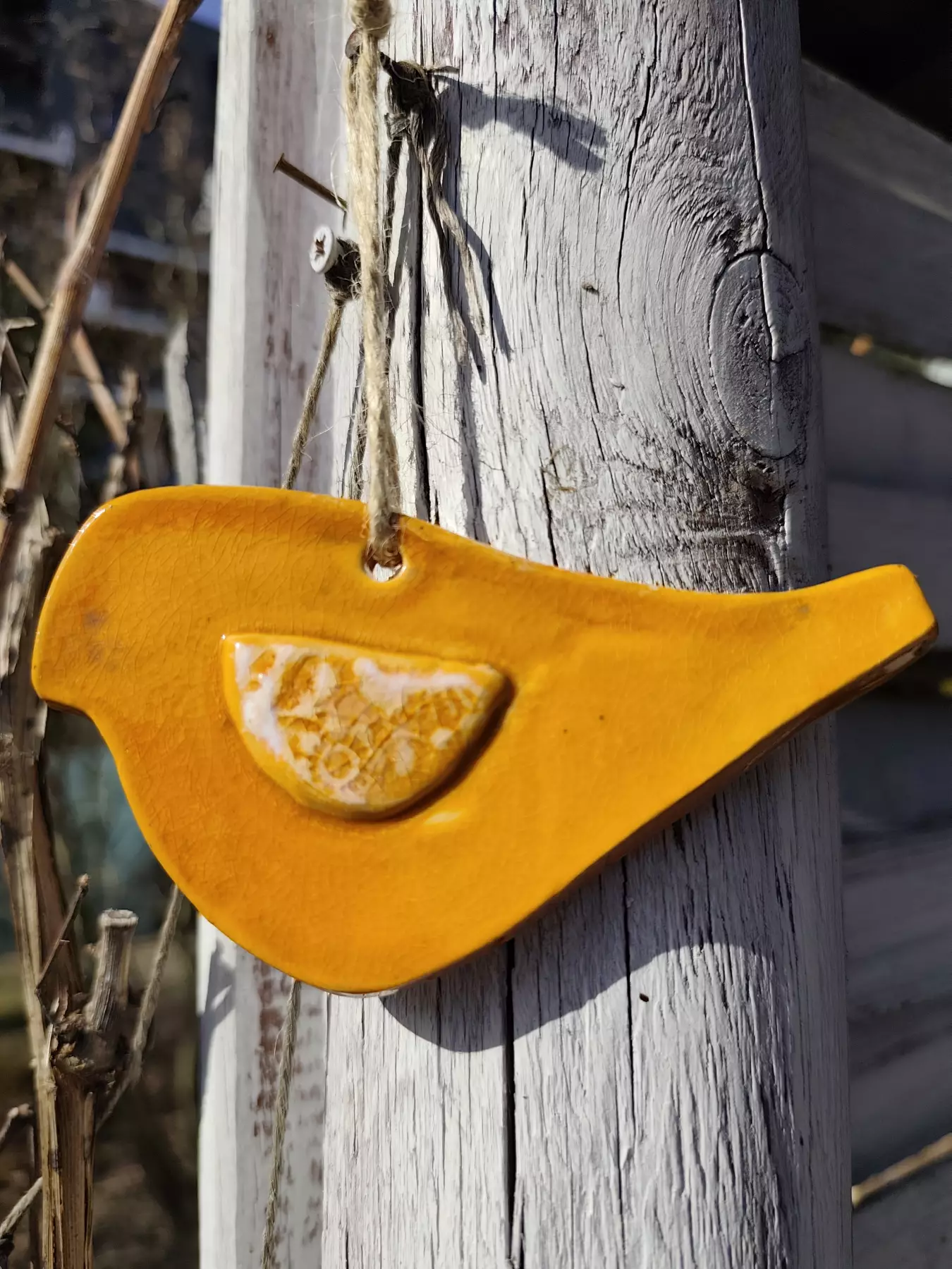 ptaszek ceramiczny zawieszka