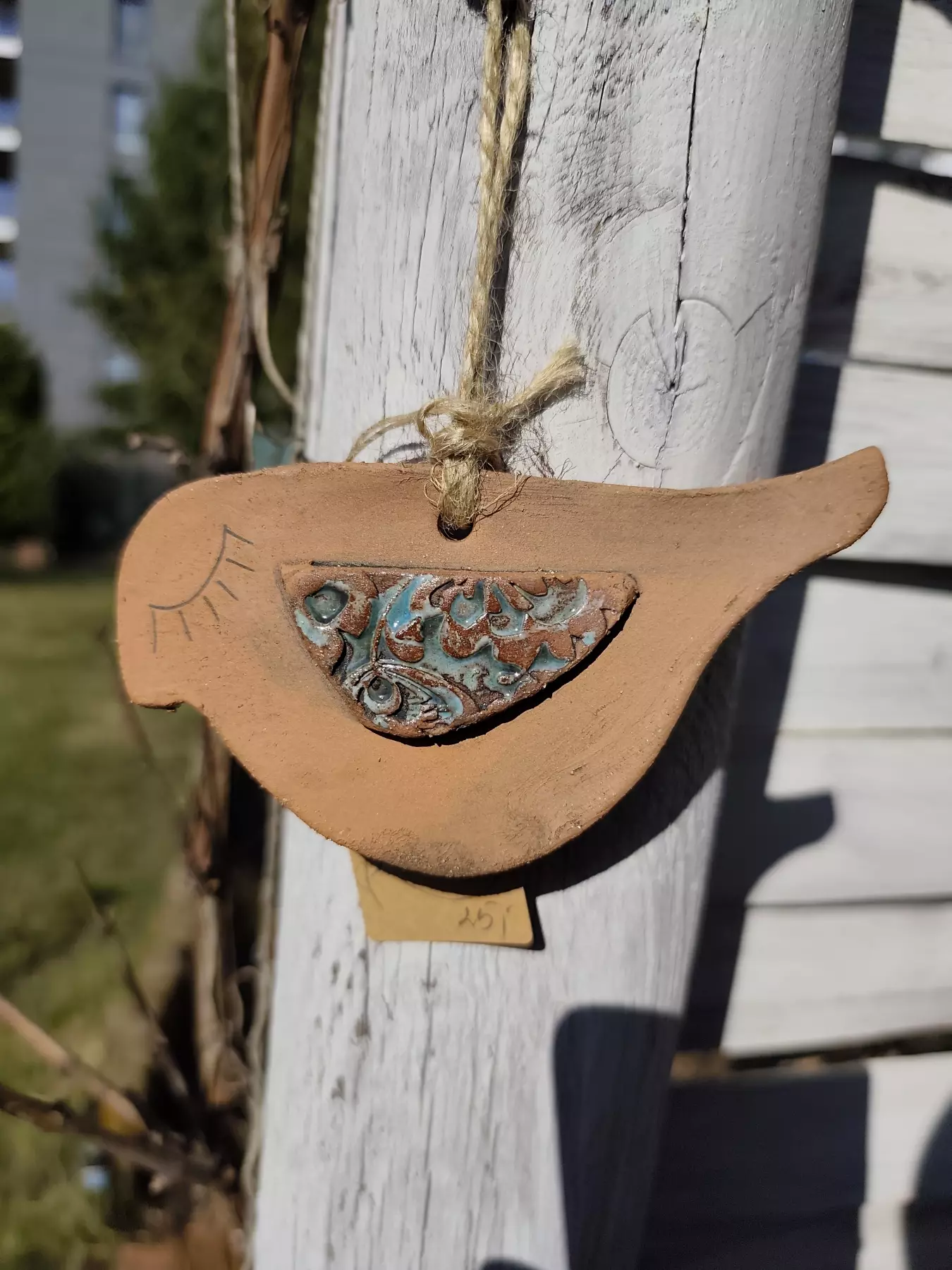 Ptaszek ceramiczny zawieszka