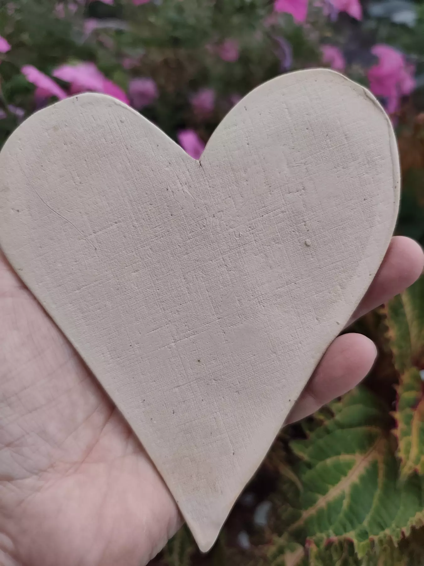 Serce ceramiczne rustykalne