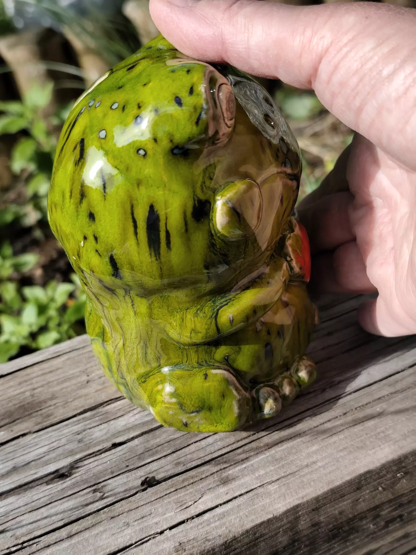 Skarbonka żabka ceramiczna