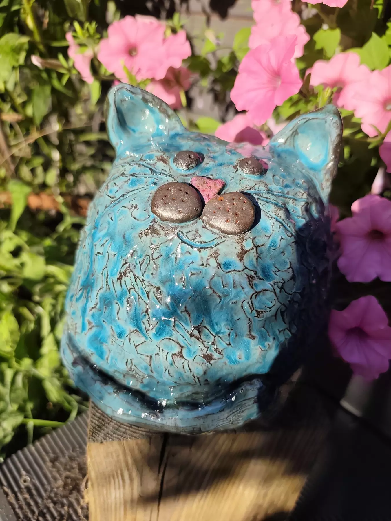 Skarbonka ceramiczna gruby kotek