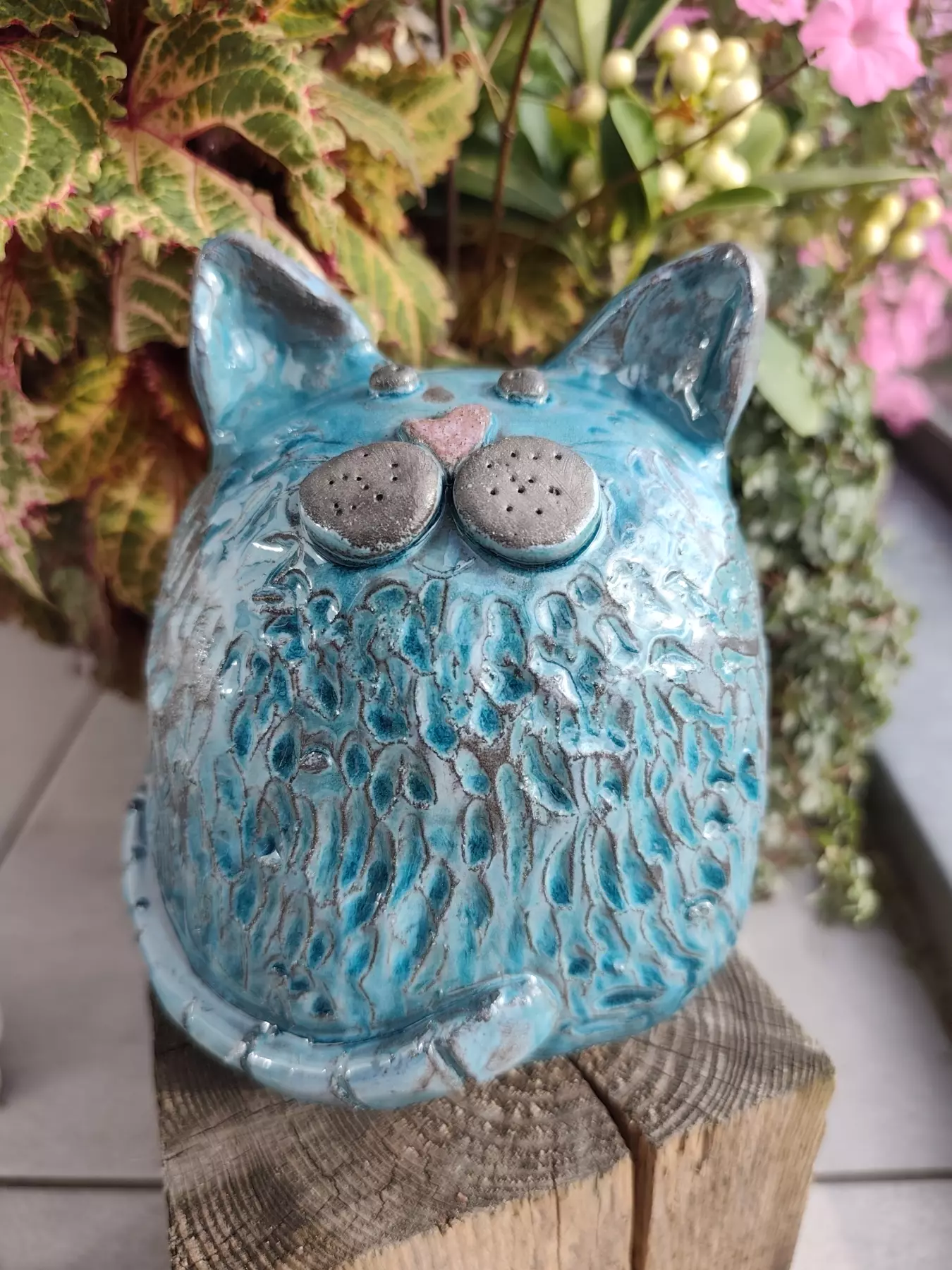 Skarbonka ceramiczna kot 2