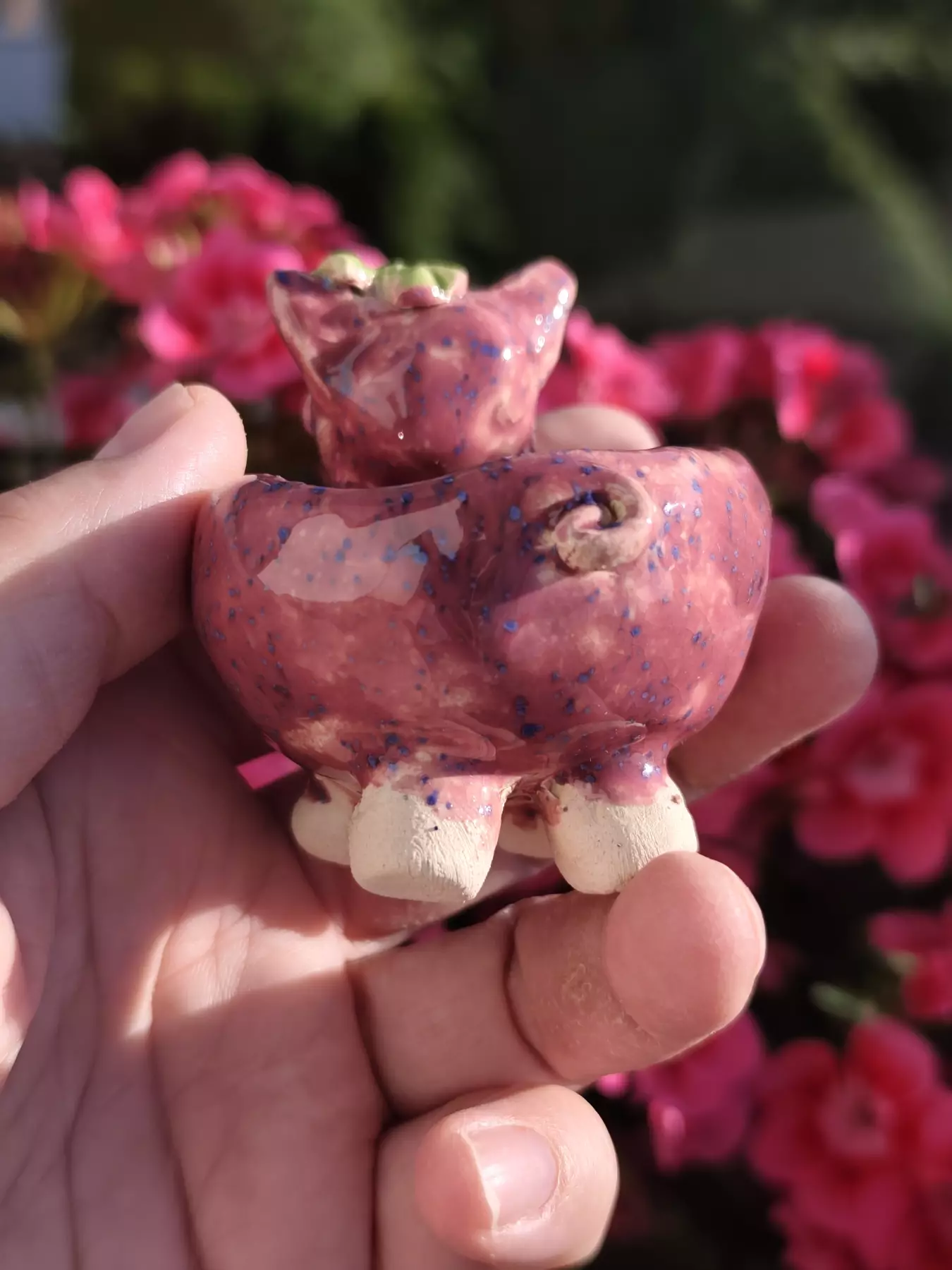 Swinka ceramiczna na biżuterię