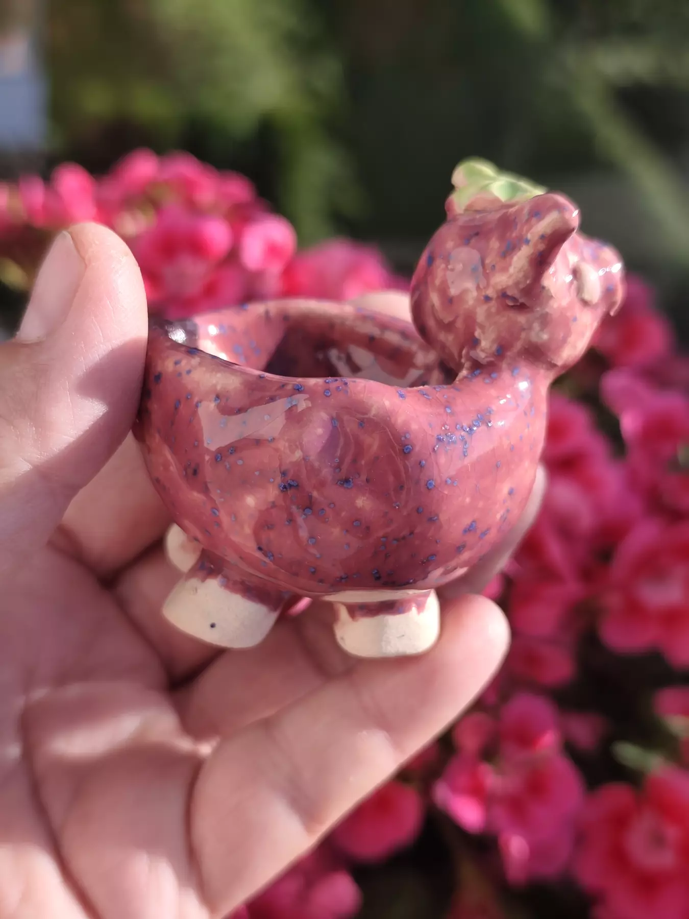 Swinka ceramiczna na biżuterię