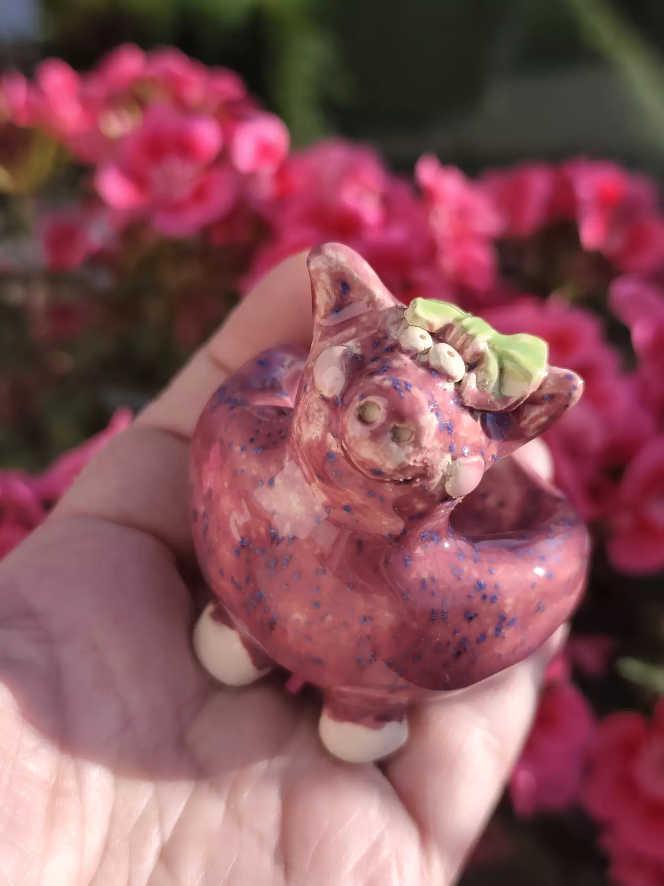 Swinka ceramiczna na biżuterię