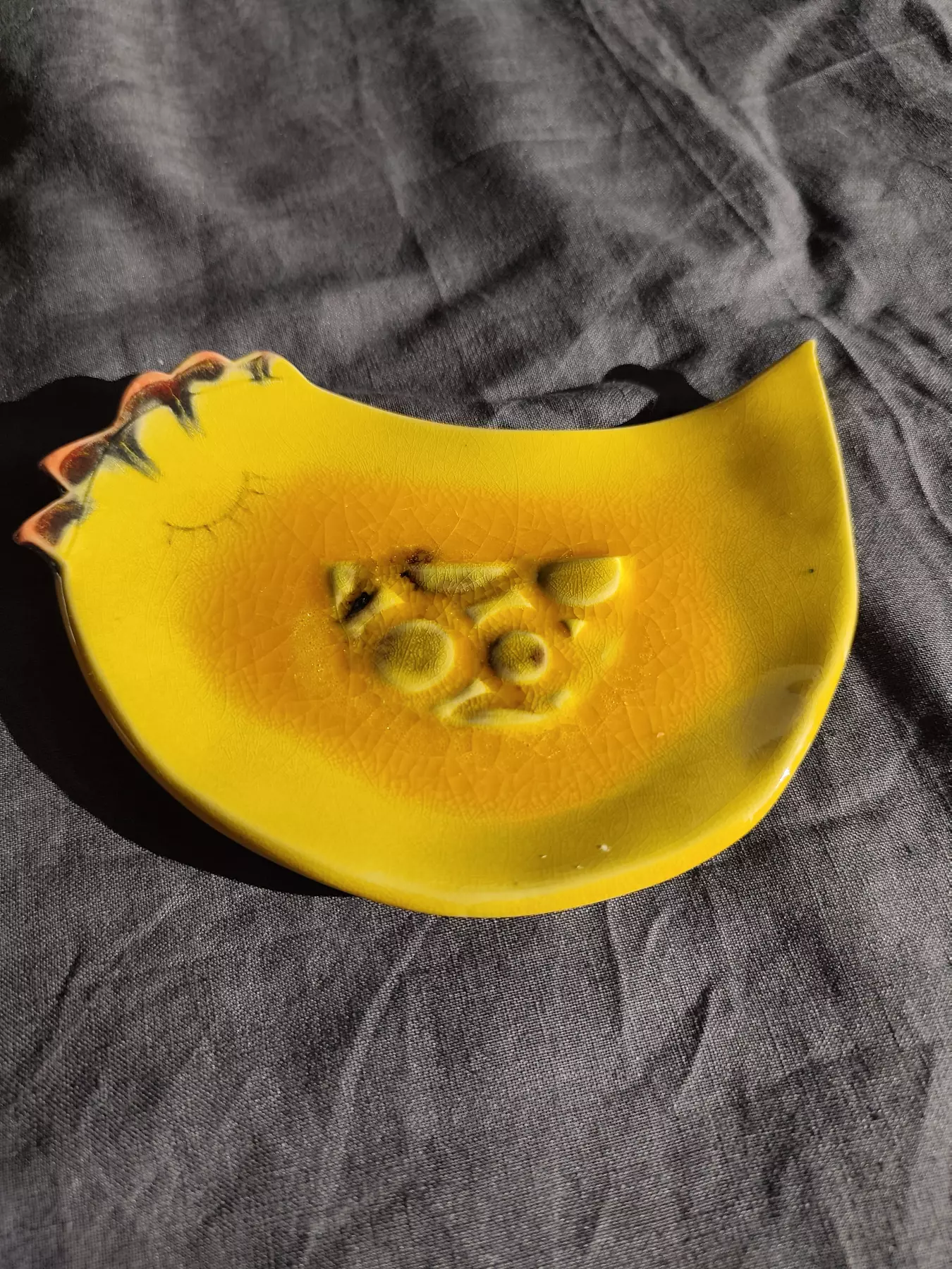 talerz ceramiczny kura