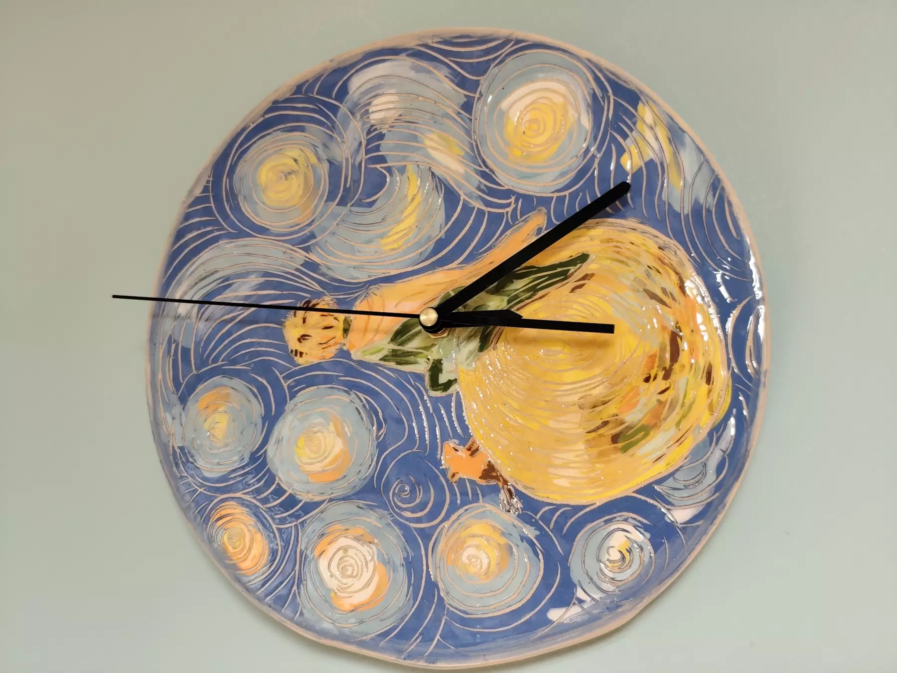 Zegar ceramiczny z Małym księciem