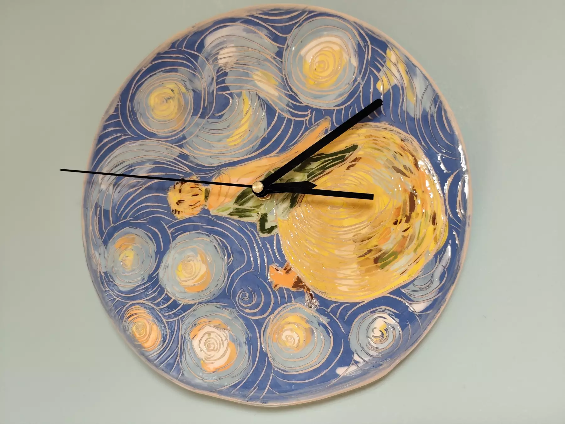Zegar ceramiczny z Małym księciem
